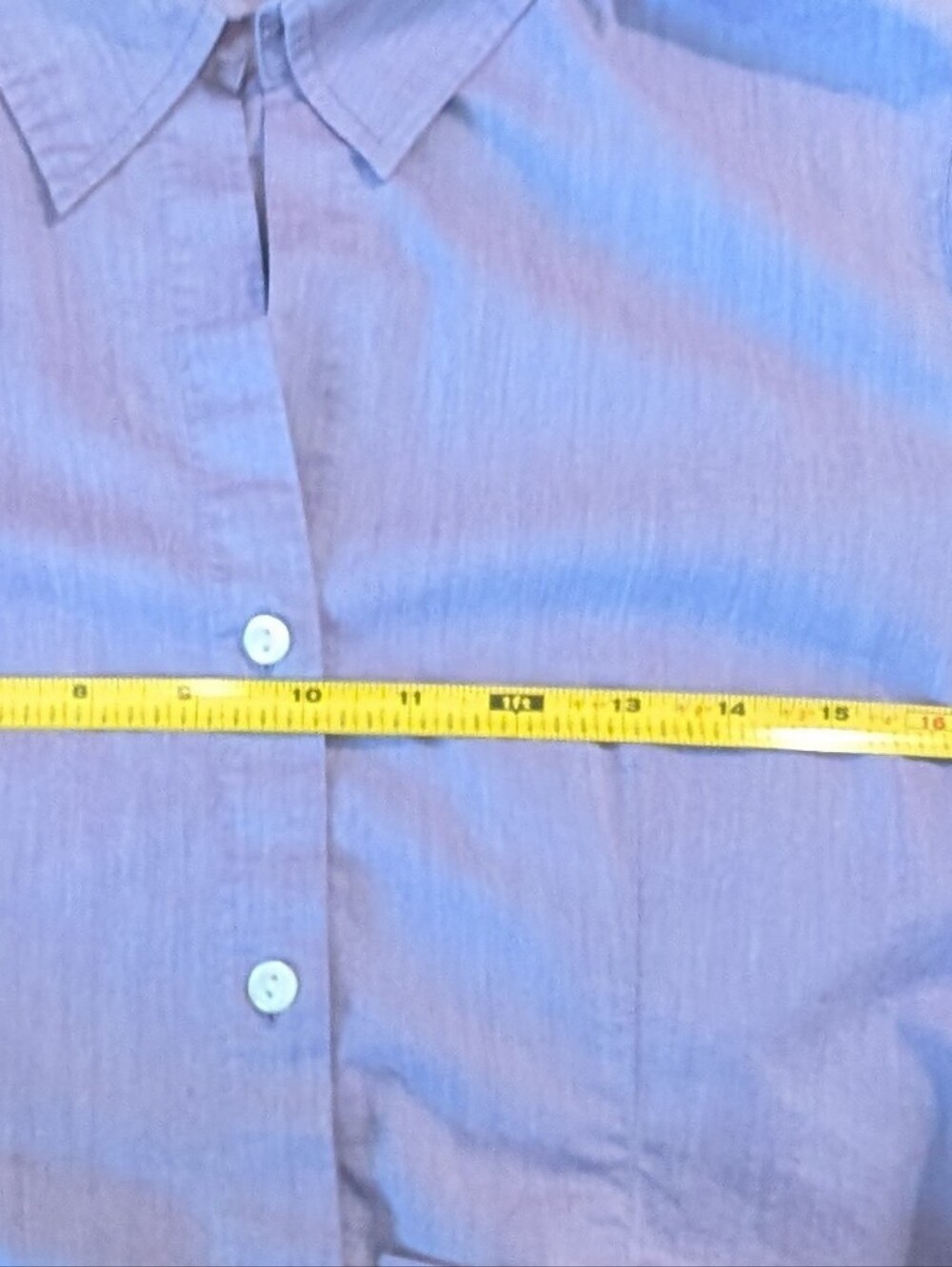 New York & Company Lavender V-Neck Button Down Women's City Stretch Sz S Blouse - Picture 4 of 7